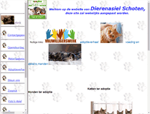 Tablet Screenshot of dierenasielschoten.be